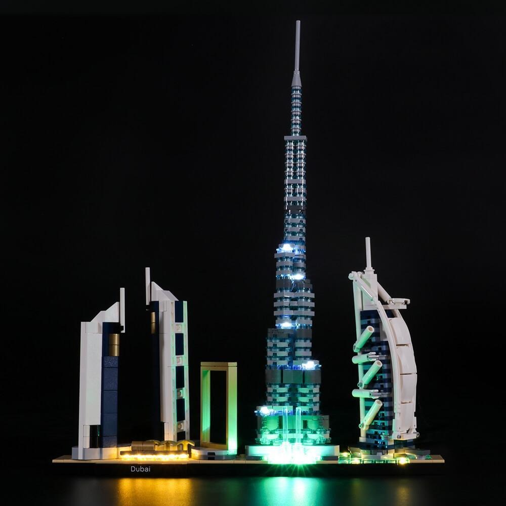 Dubai 21052 LED Light Kit – Building Block Lighting | Power Brickz™