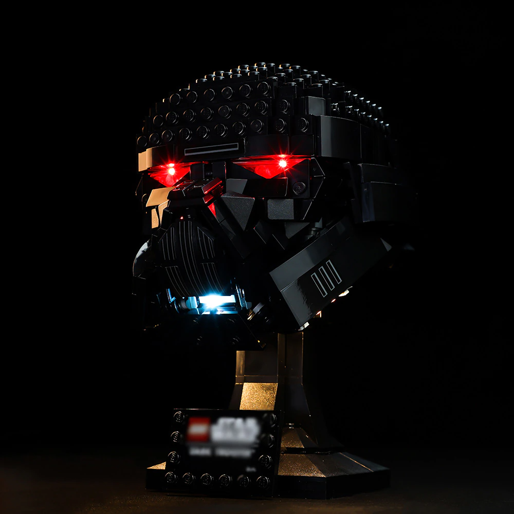Dark Trooper Helmet 75343 LED Light Kit – Building Block Lighting | Power Brickz™