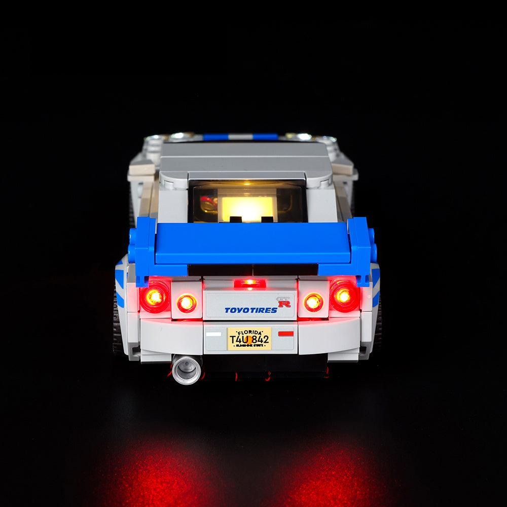 2 Fast 2 Furious Nissan Skyline GT-R (r34) 76917 LED Light Kit – Building Block Lighting | Power Brickz™