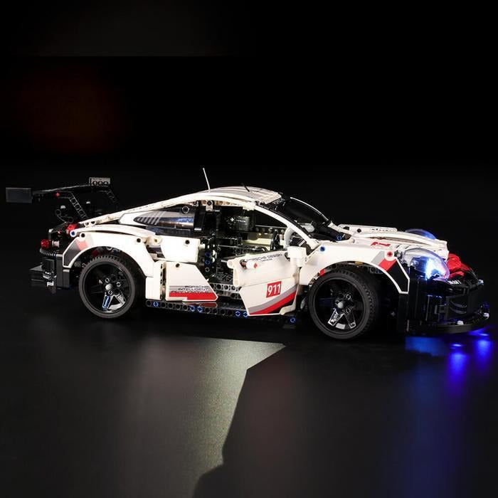 Porsche 911 RSR 42096 LED Light Kit – Building Block Lighting | Power Brickz™