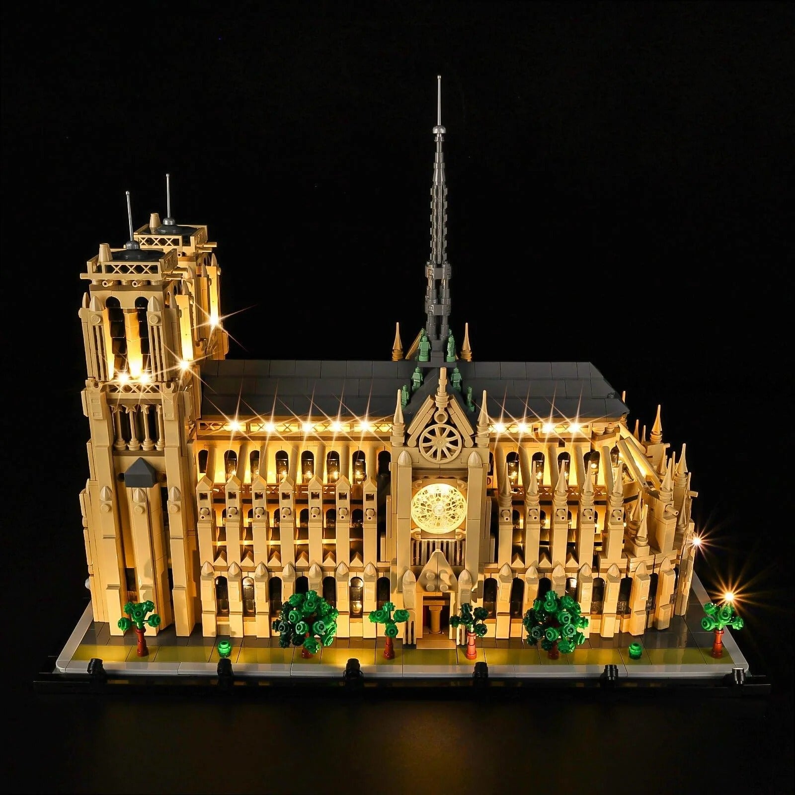 Notre-Dame De Paris 21061 LED Light Kit – Building Block Lighting | Power Brickz™