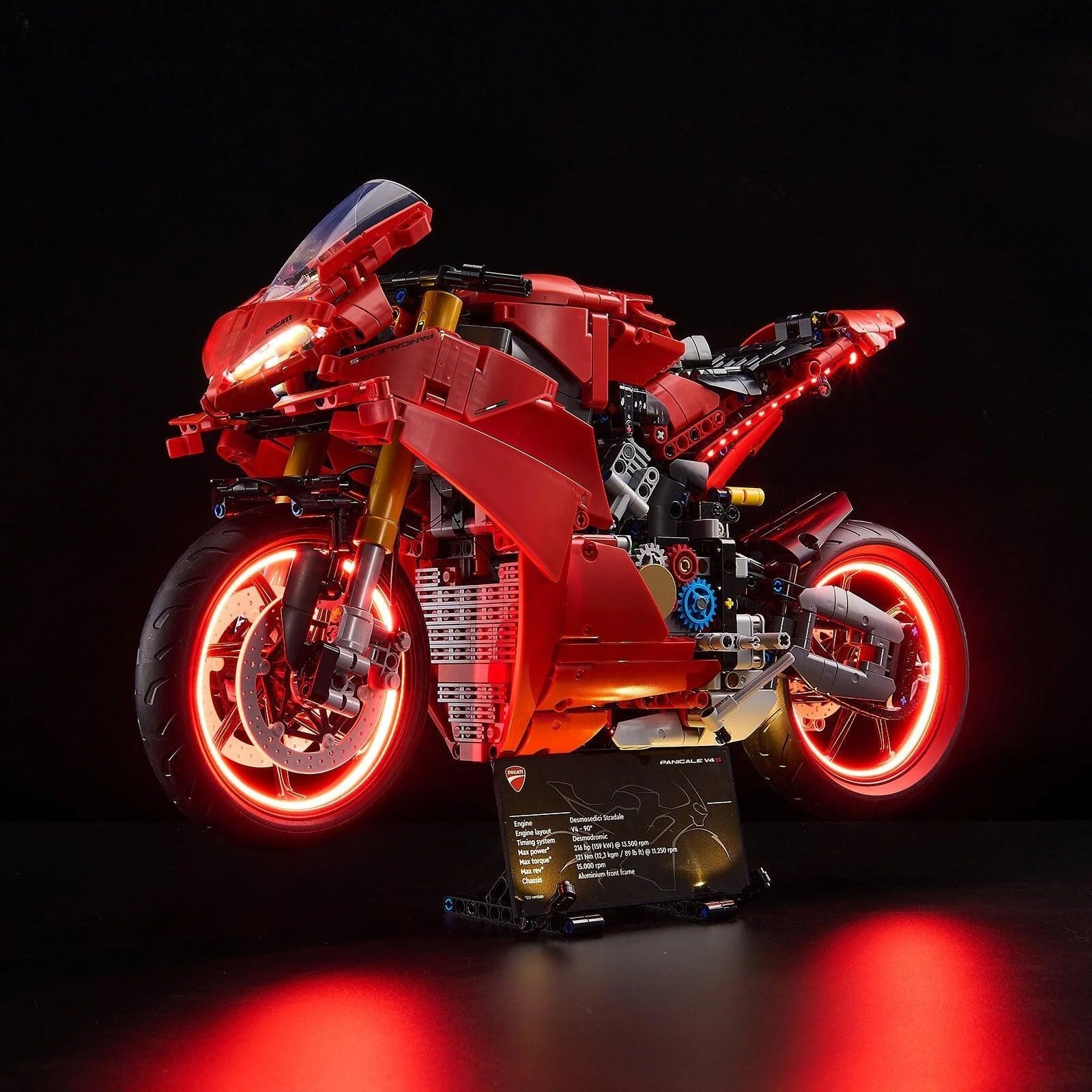 Ducati Panigale V4 S Motorcycle 42202 LED Light Kit – Building Block Lighting | Power Brickz™