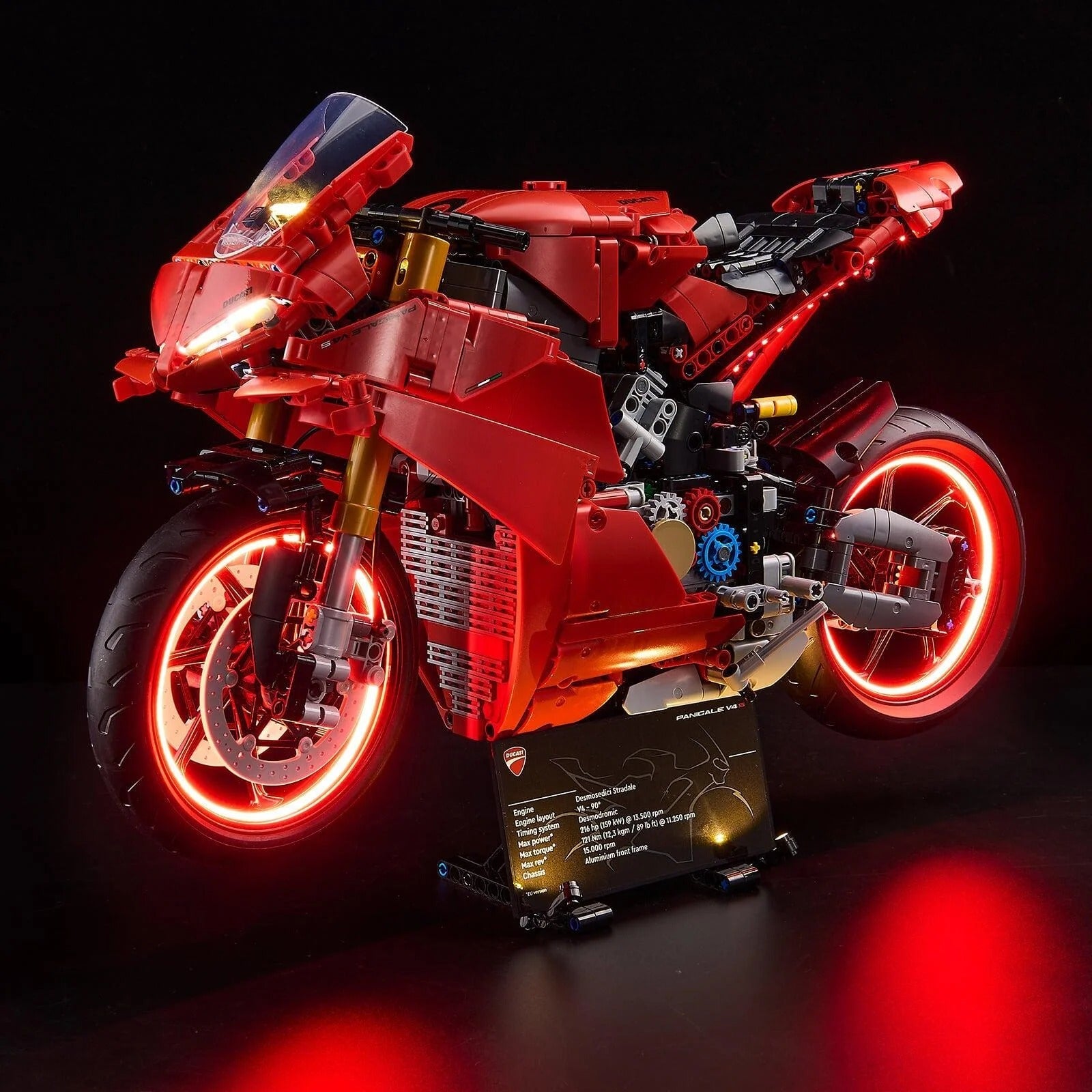 Ducati Panigale V4 S Motorcycle 42202 LED Light Kit – Building Block Lighting | Power Brickz™