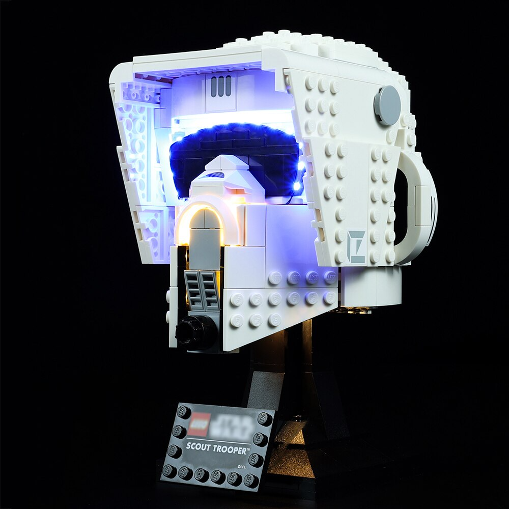 Scout Trooper Helmet 75305 LED Light Kit – Building Block Lighting | Power Brickz™