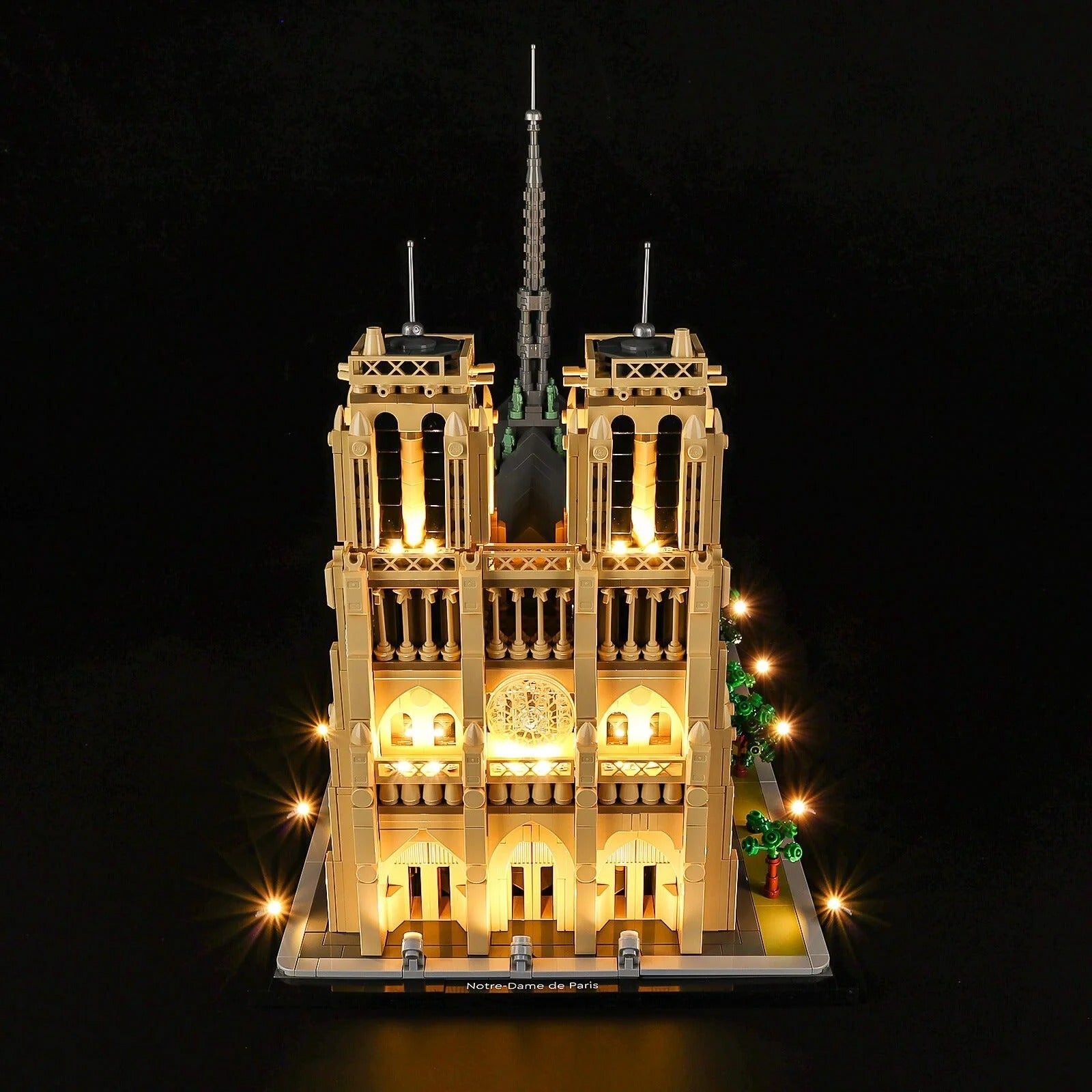 Notre-Dame De Paris 21061 LED Light Kit – Building Block Lighting | Power Brickz™