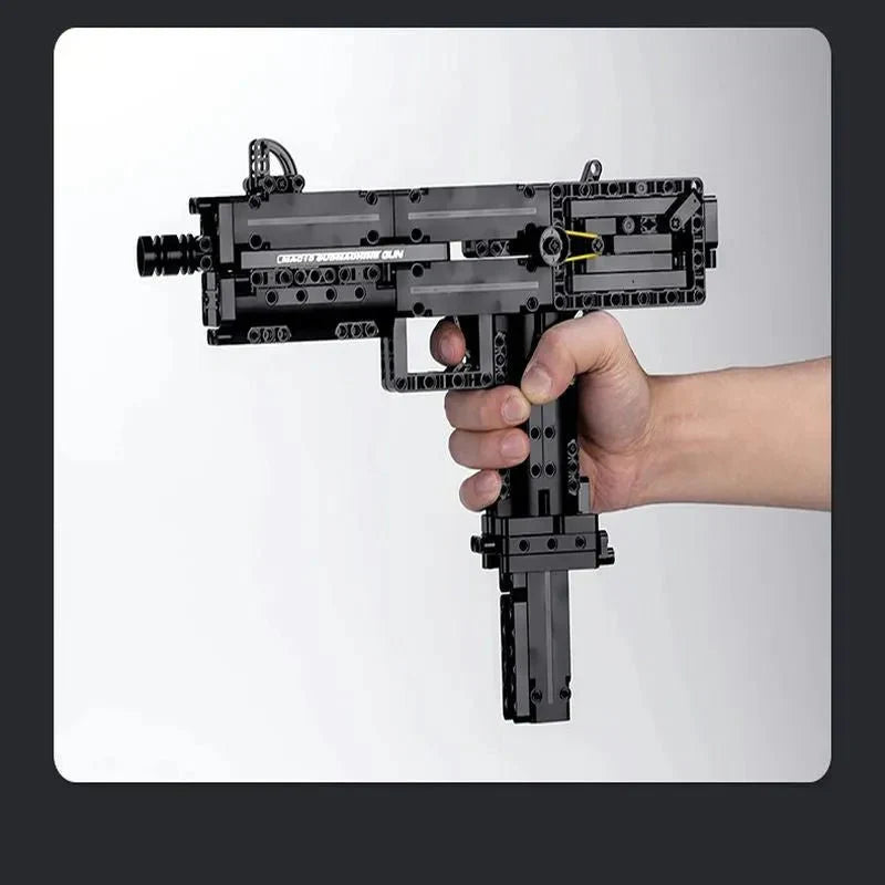 Ingram M10 Sub Machine Gun - Building Set | Power Brickz