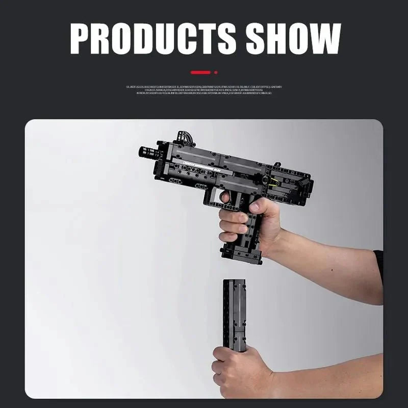 Ingram M10 Sub Machine Gun - Building Set | Power Brickz