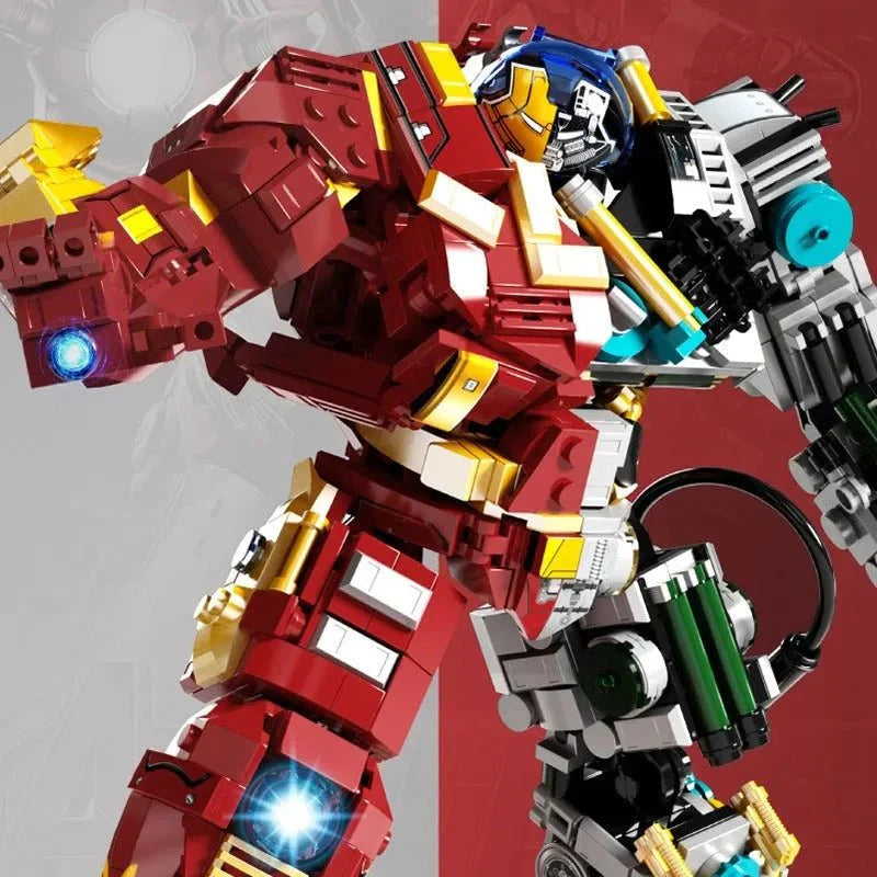 Iron Hero Avengers MK44 Hulkbuster Bricks Toy - Building Set | Power Brickz