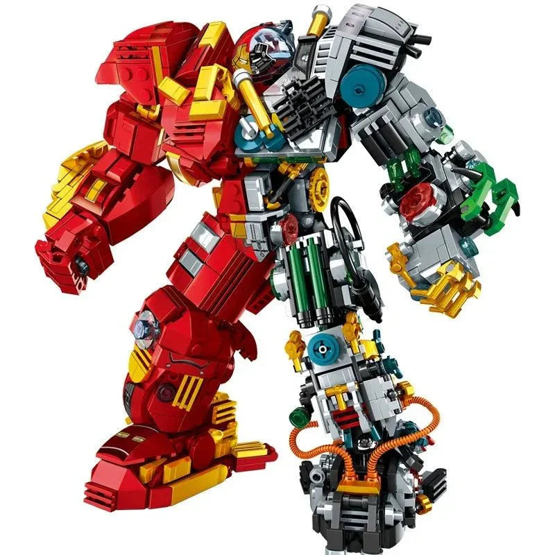Iron Hero Avengers MK44 Hulkbuster Bricks Toy - Building Set | Power Brickz