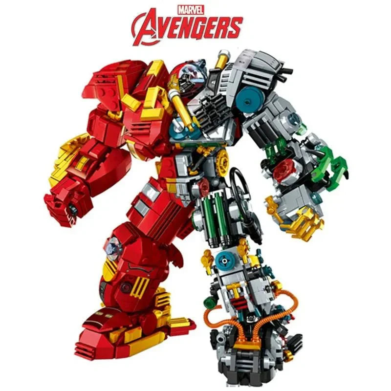 Iron Hero Avengers MK44 Hulkbuster Bricks Toy - Building Set | Power Brickz