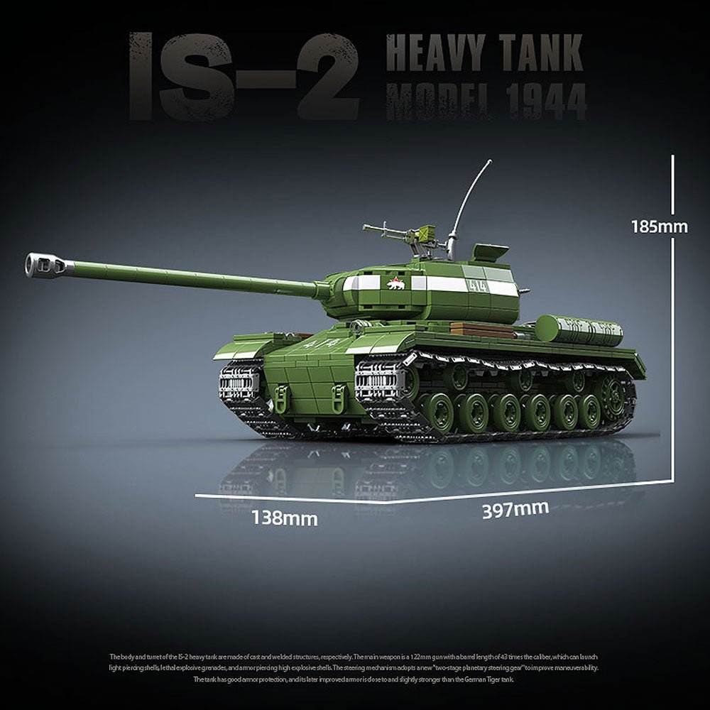 IS-2 heavy tank - Building Set | Power Brickz