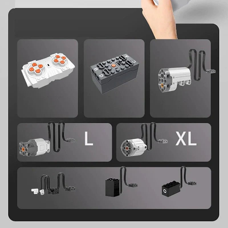 Italian VBlade Hypercar - Building Blocks Set | Power Brickz