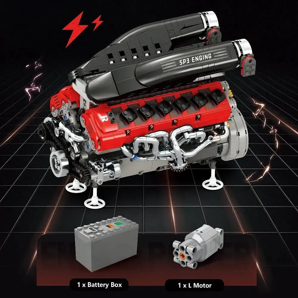 Italian V12 6.5 SP3 Engine | 1240pcs - Power Brickz