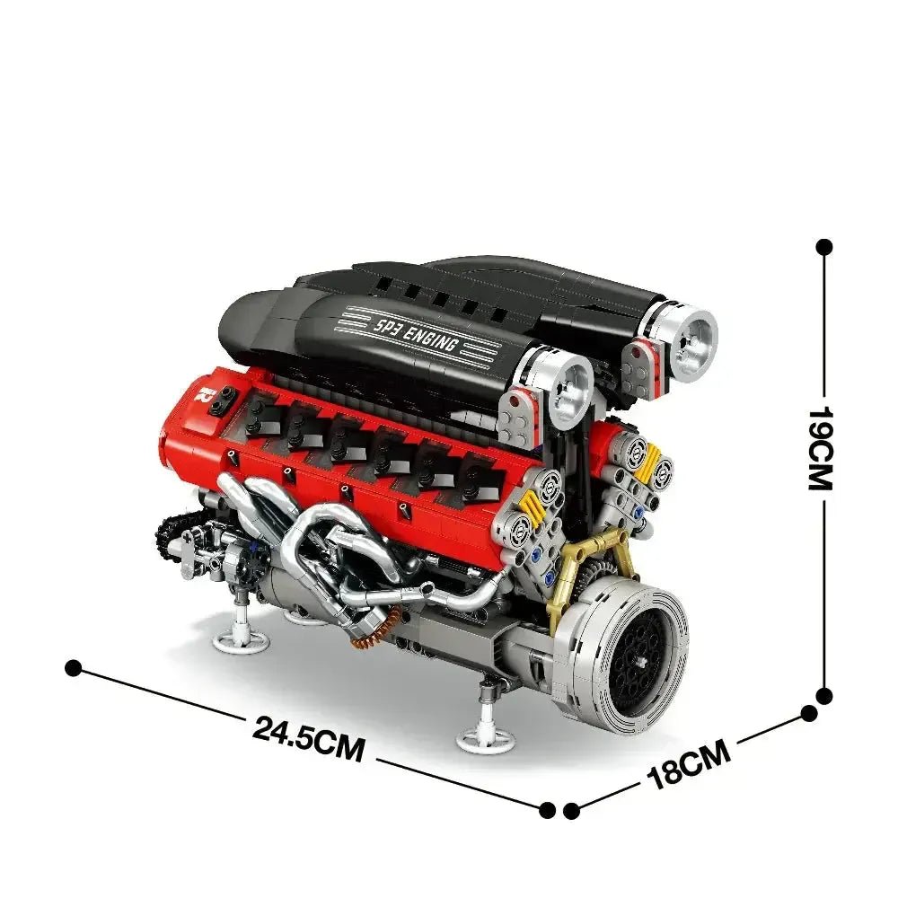 Italian V12 6.5 SP3 Engine | 1240pcs - Power Brickz