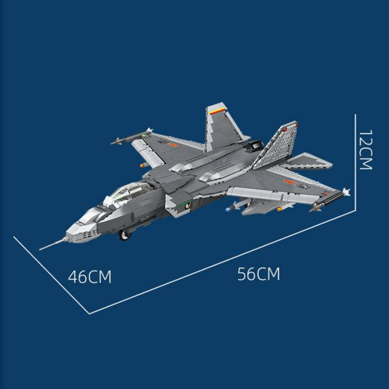 J-31 Stealth Fighter - Building Set | Power Brickz