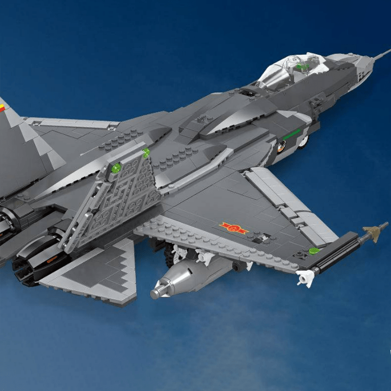J-31 Stealth Fighter - Building Set | Power Brickz