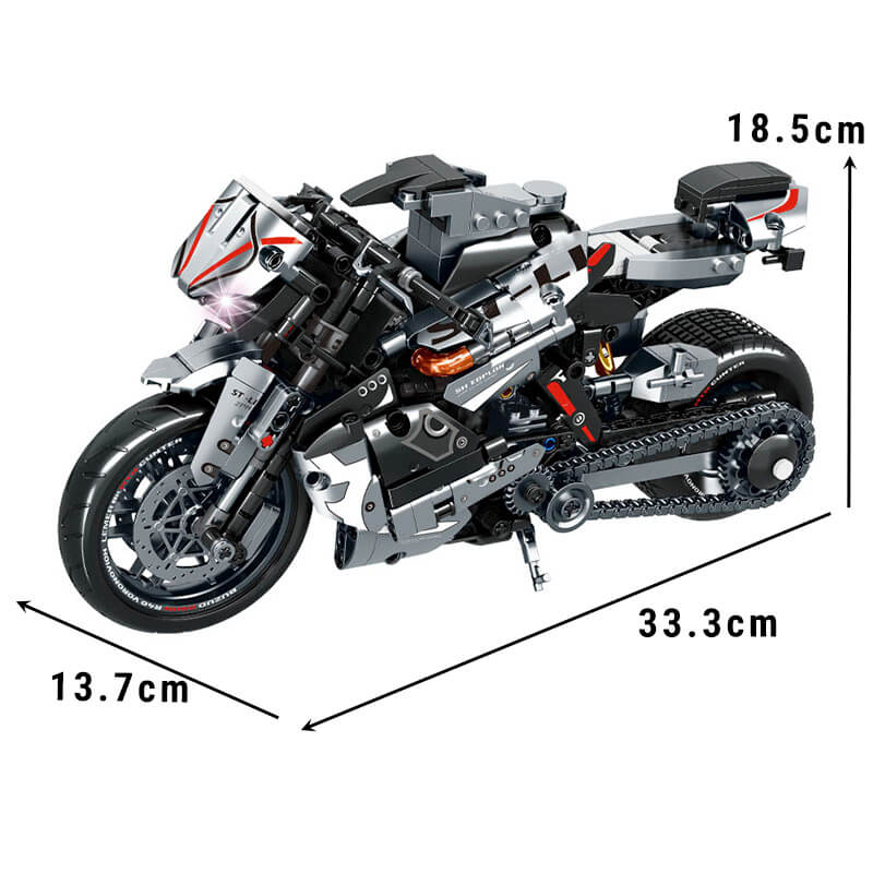 Japanese Collector Motorcycle - Building Blocks Set | Power Brickz