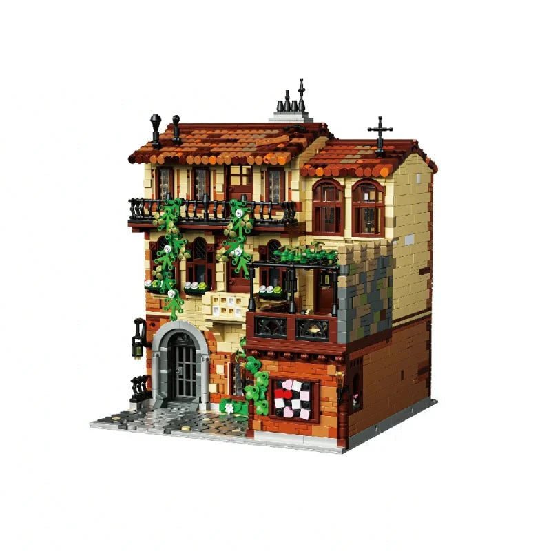 Juliet Balcony Modular Building | 3800pcs - Power Brickz