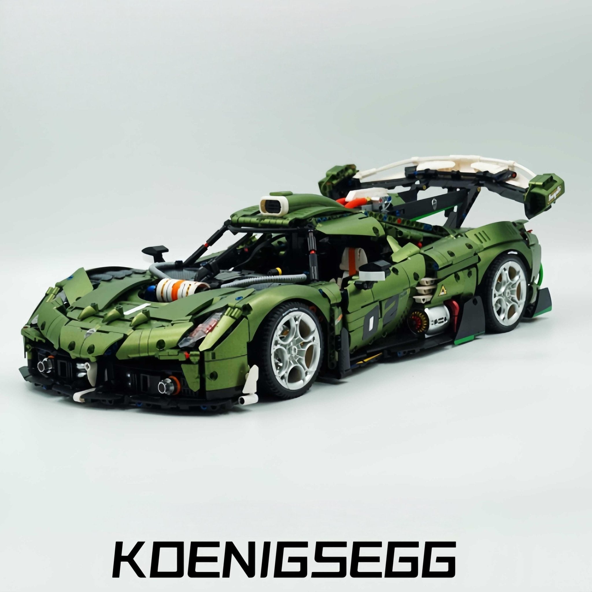 Swedish Hypercar Agera RS - Building Blocks Set | Power Brickz