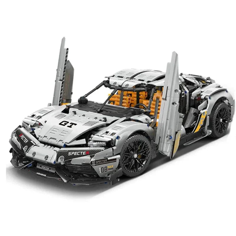 Hybrid Swedish Mega GT Coupe - Building Blocks Set | Power Brickz