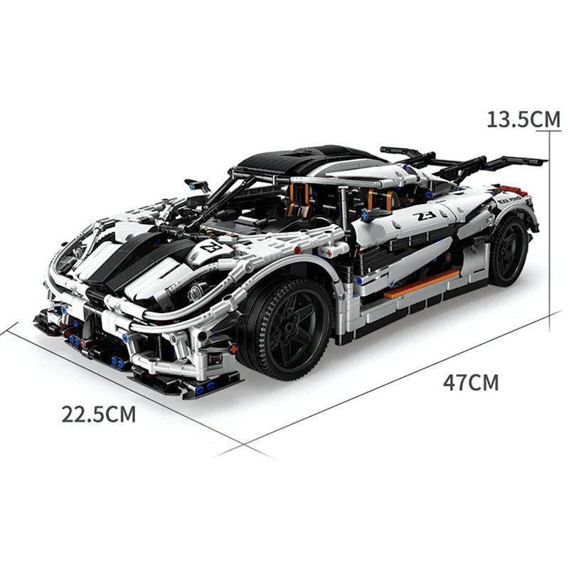 Swedish Hypercar - Building Blocks Set | Power Brickz
