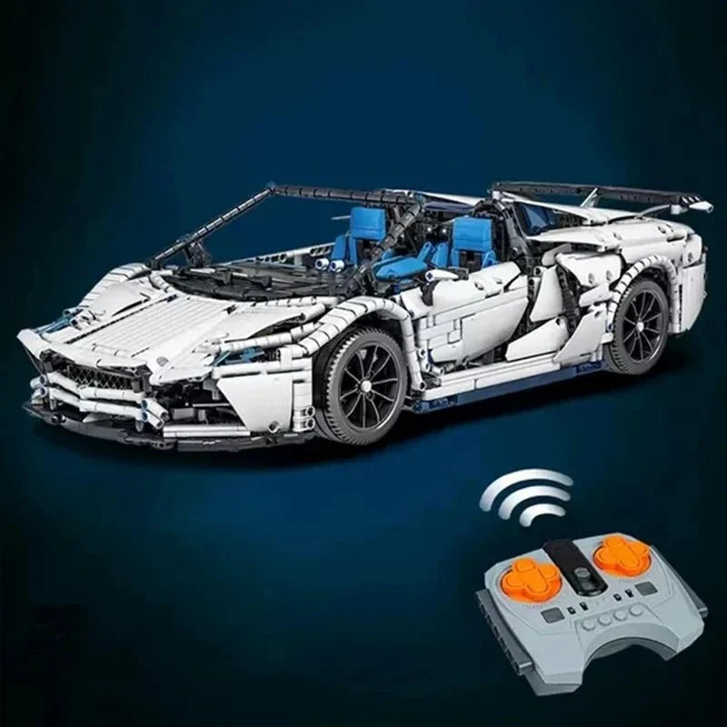 VItalian Roadster Supercar - Building Blocks Set | Power Brickz