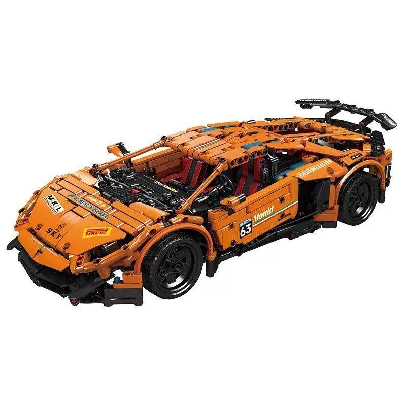 VTrack Edition Supercar - Building Blocks Set | Power Brickz