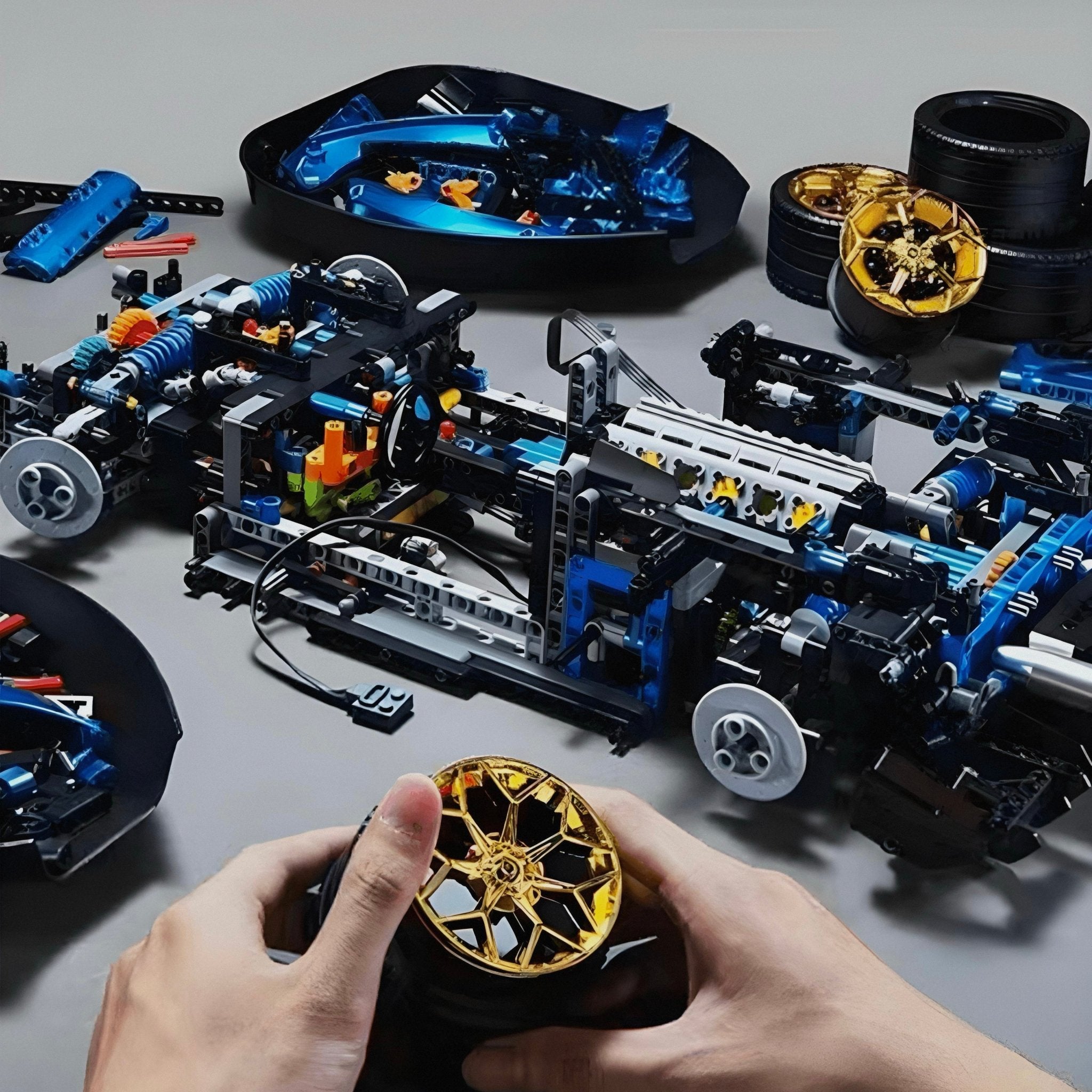 VItalian Bull Supercar - Building Blocks Set | Power Brickz