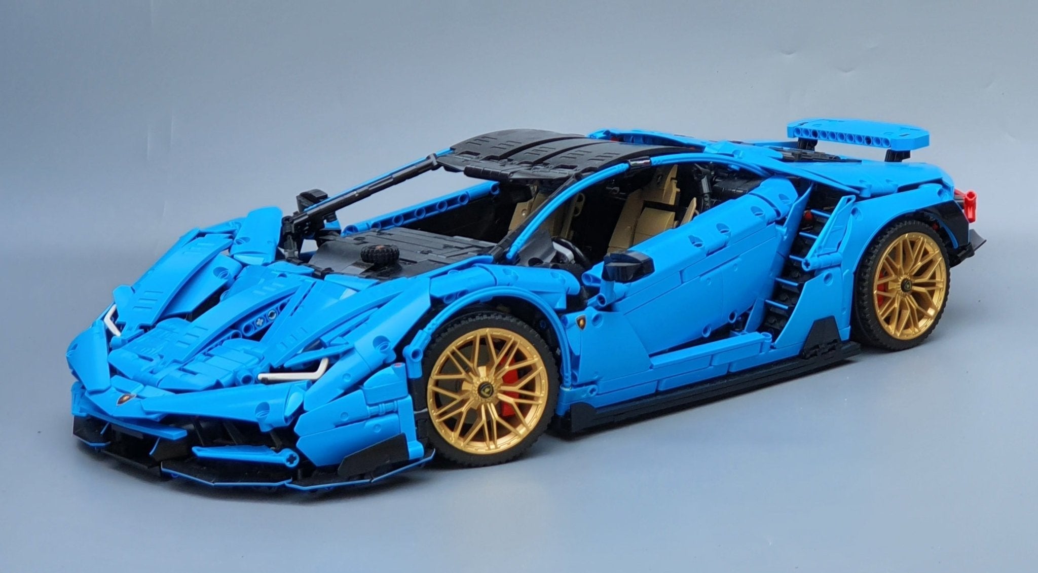 Centenario Blue Hypercar Edition - Building Blocks Set | Power Brickz