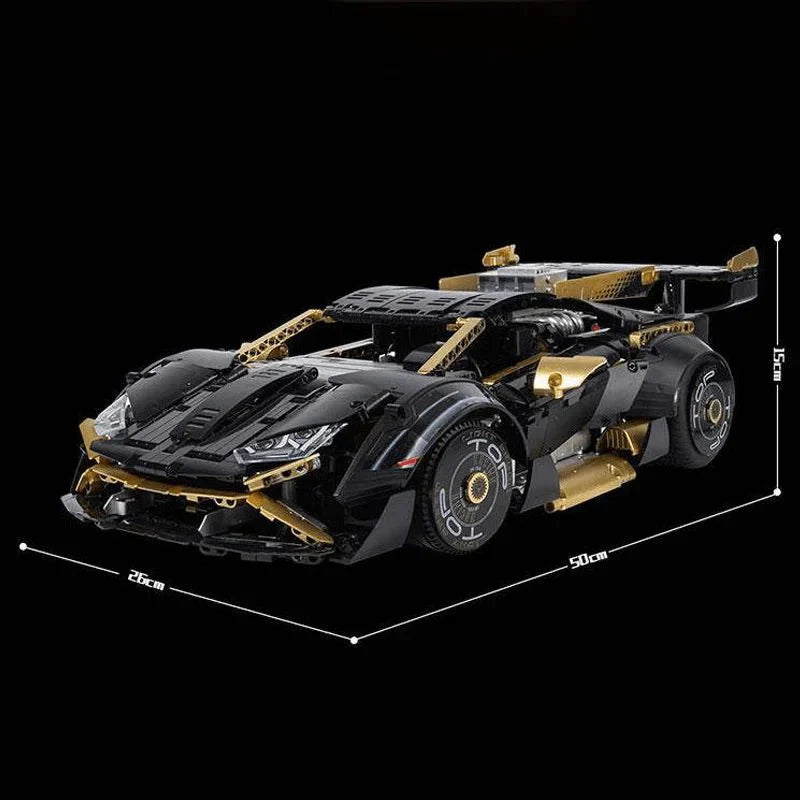 Track-Spec VSTO Biturbo Supercar - Building Blocks Set | Power Brickz