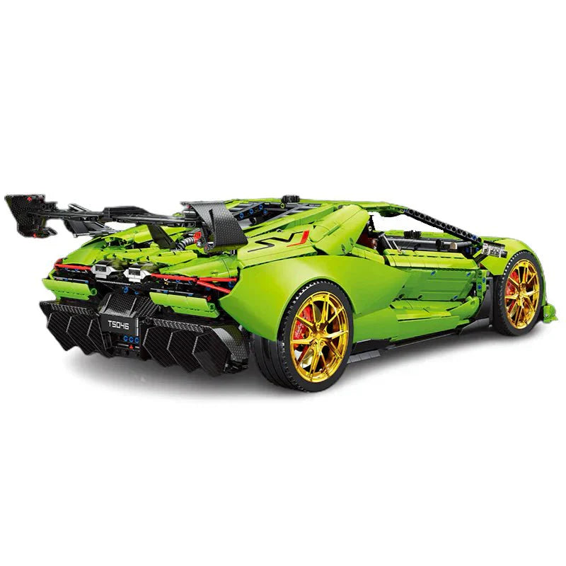 Italian VSVJ Hypercar Green - Building Blocks Set | Power Brickz