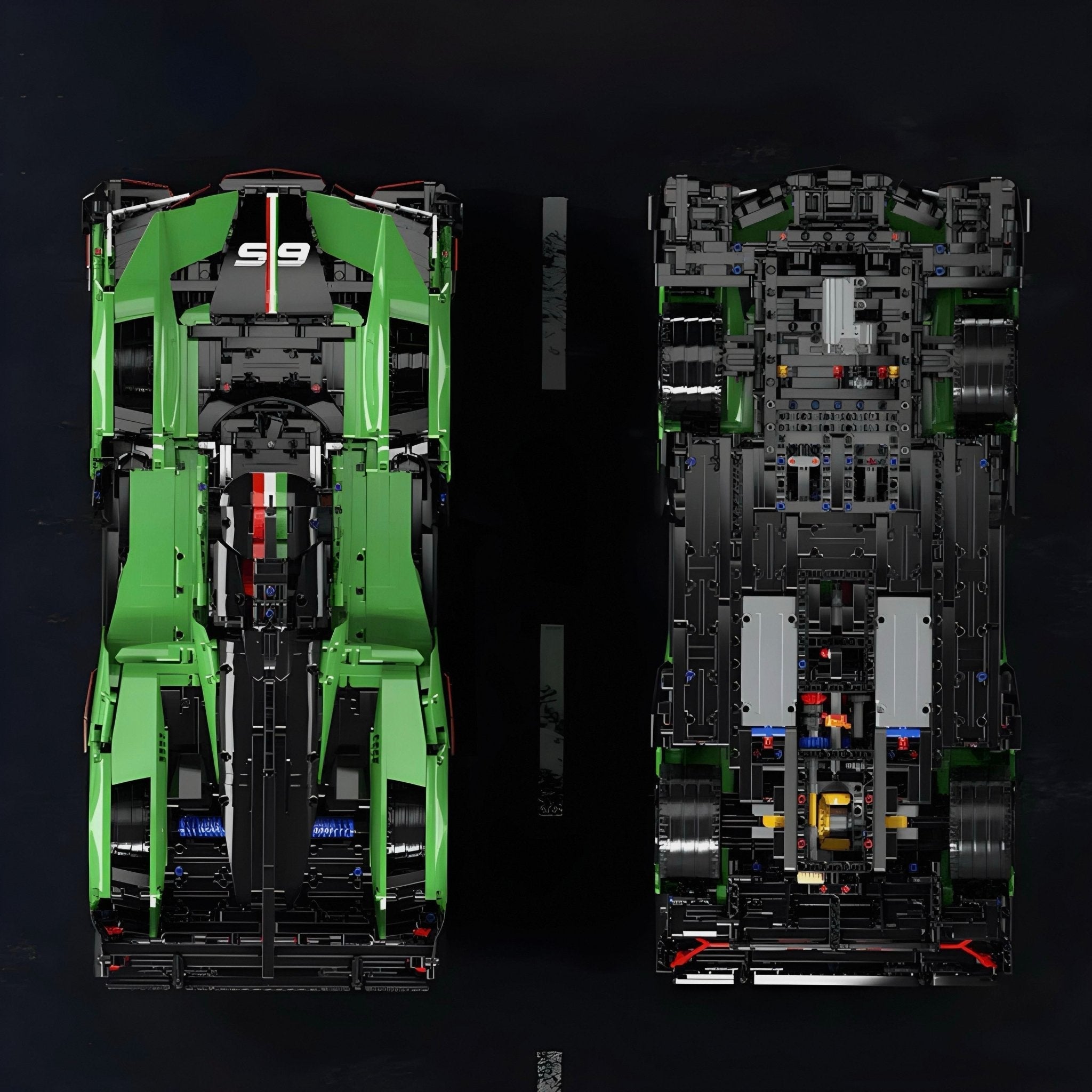 Endurance SCPrototype Hypercar - Building Blocks Set | Power Brickz