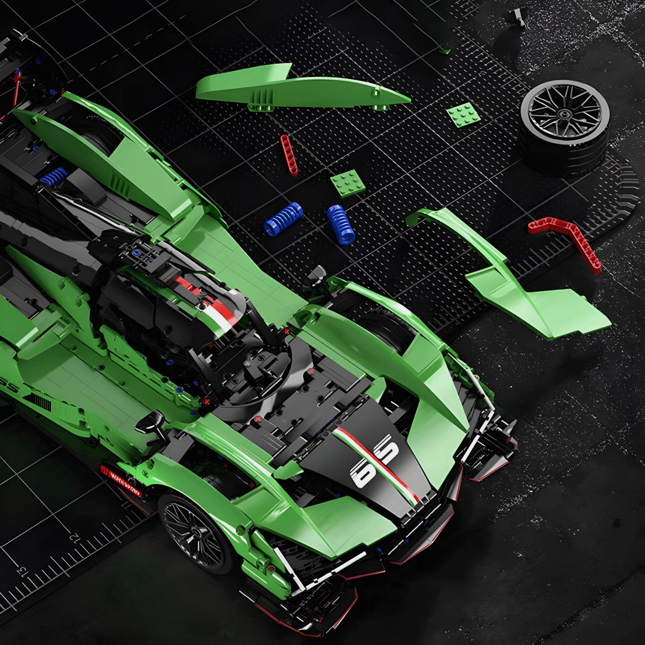 Endurance SCPrototype Hypercar - Building Blocks Set | Power Brickz