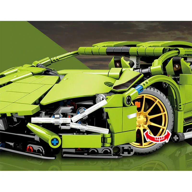 Hybrid VHypercar - Building Blocks Set | Power Brickz