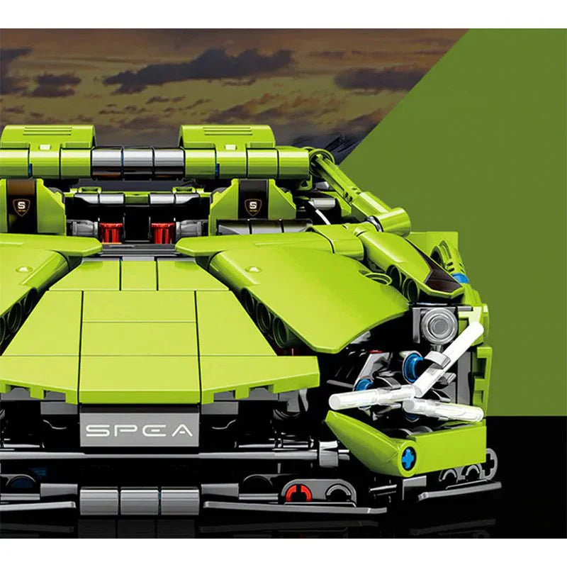 Hybrid VHypercar - Building Blocks Set | Power Brickz