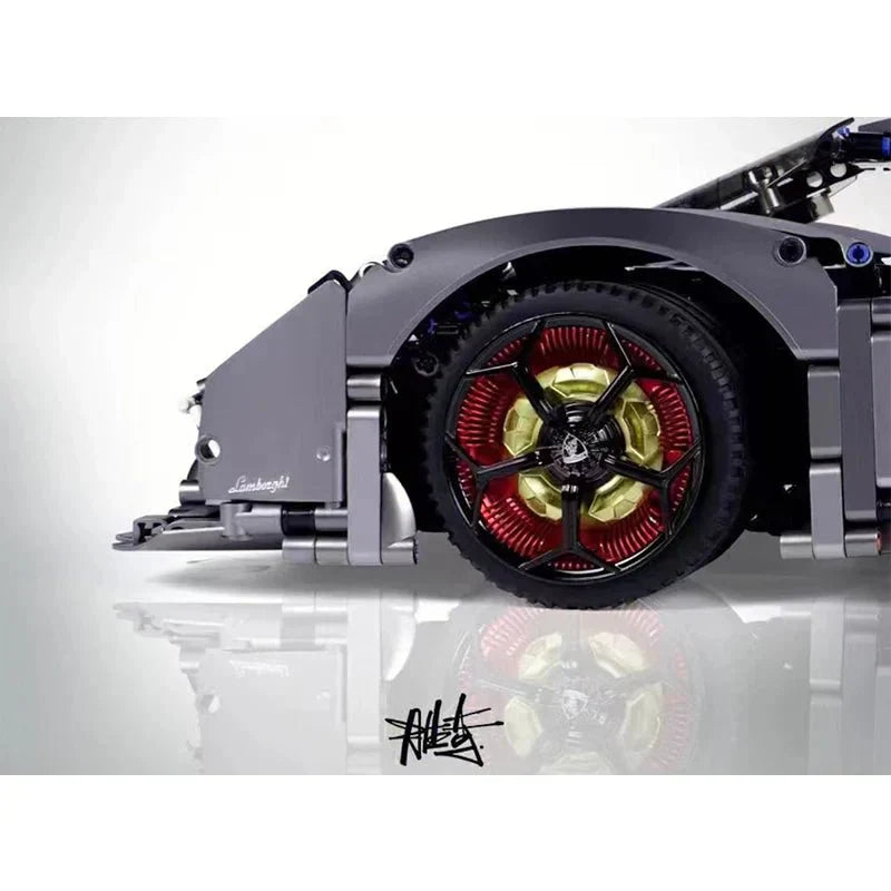 Futuristic Electric Hypercar Concept - Building Blocks Set | Power Brickz
