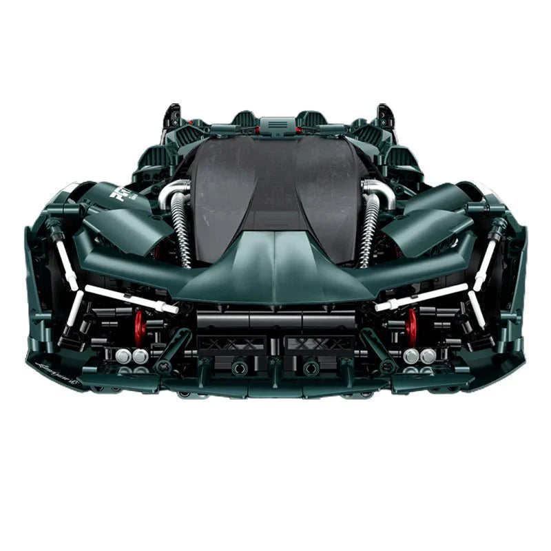 Futuristic Electric Hypercar V2 - Building Blocks Set | Power Brickz