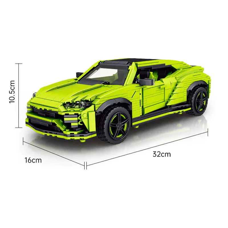 Twin-Turbo Italian SUV - Building Blocks Set | Power Brickz