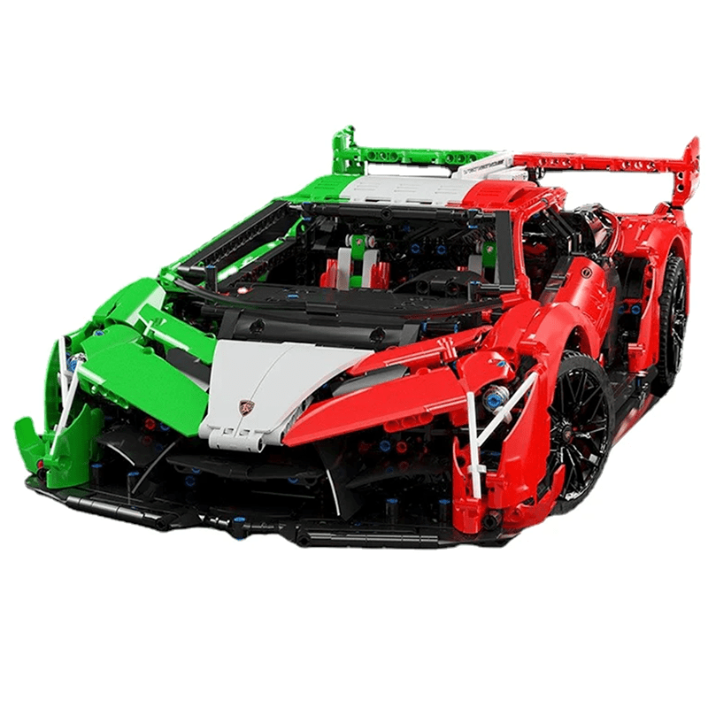 VVeneno Tricolore Blade Hypercar - Building Blocks Set | Power Brickz