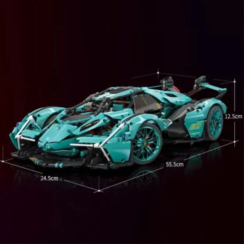 VFuture Vision Hypercar - Building Blocks Set | Power Brickz