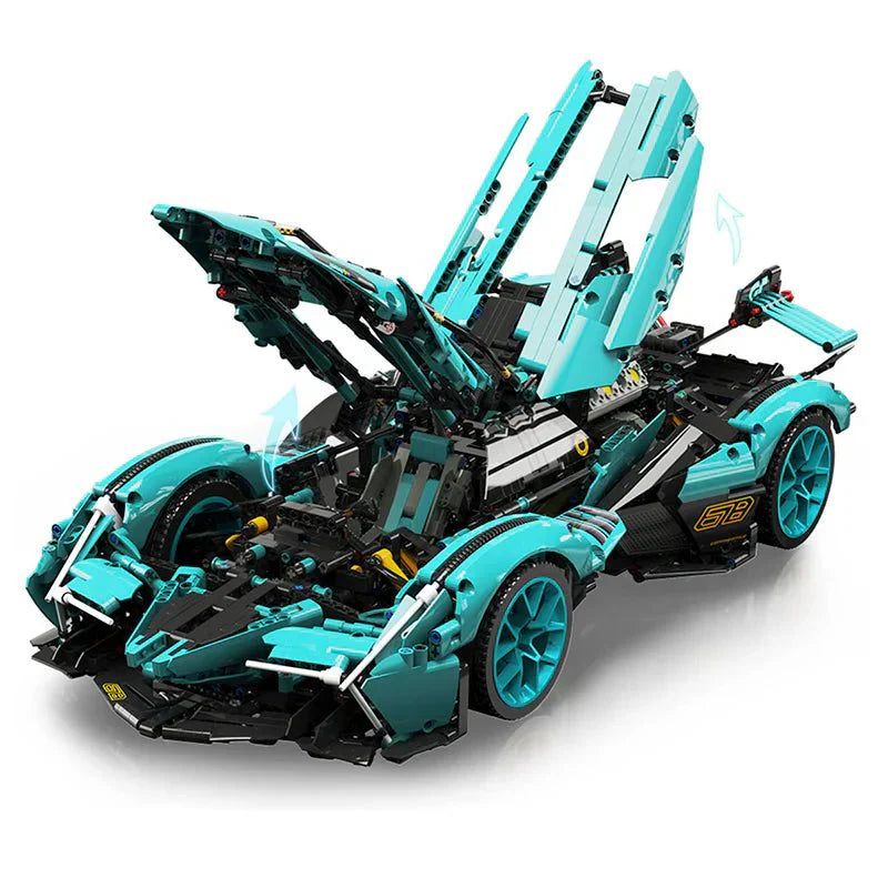 VFuture Vision Hypercar - Building Blocks Set | Power Brickz