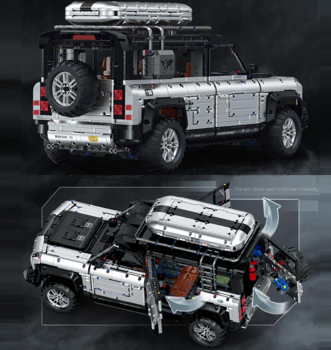 DefenderExpedition 4x4 Utility - Building Blocks Set | Power Brickz