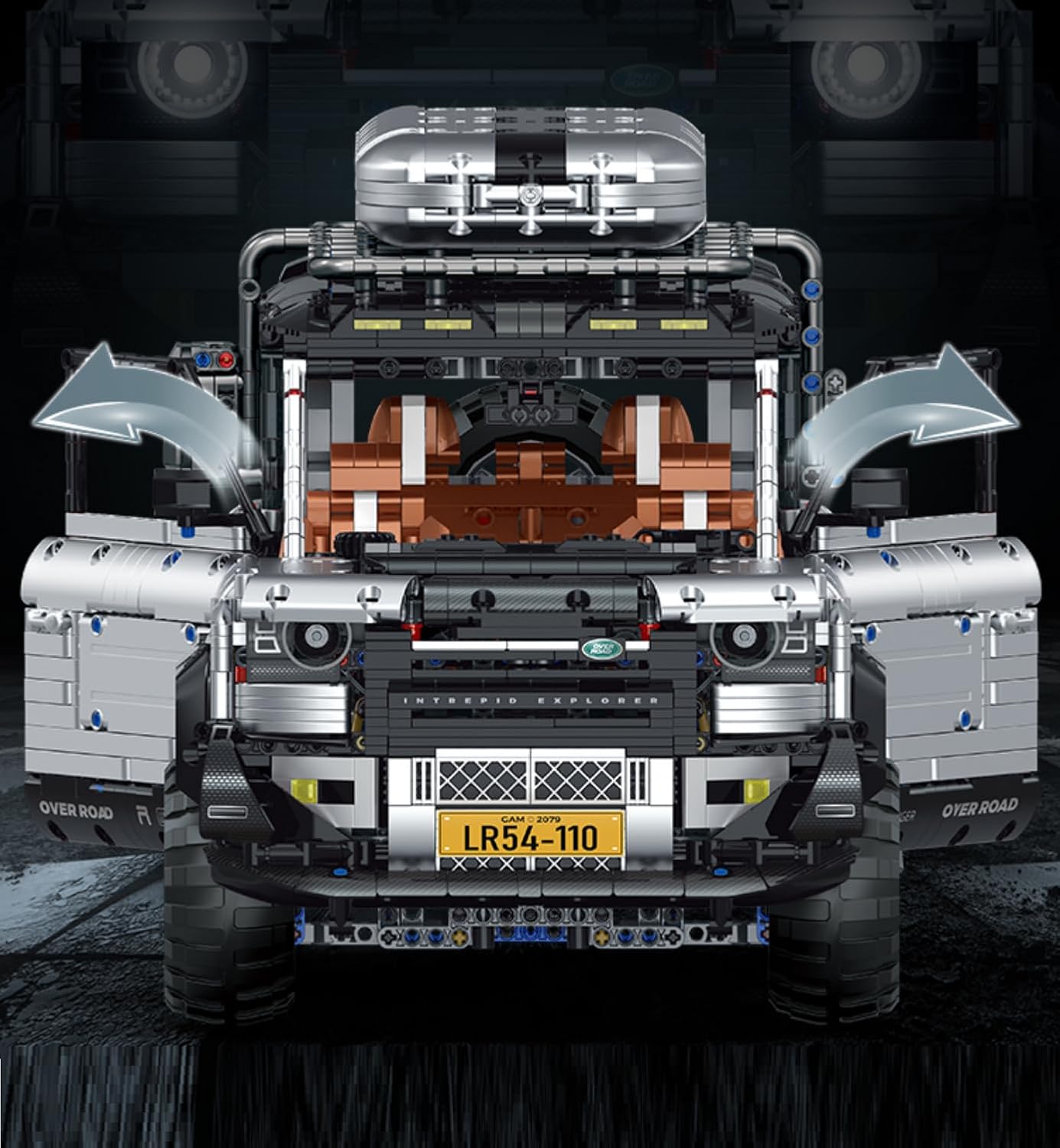 DefenderExpedition 4x4 Utility - Building Blocks Set | Power Brickz