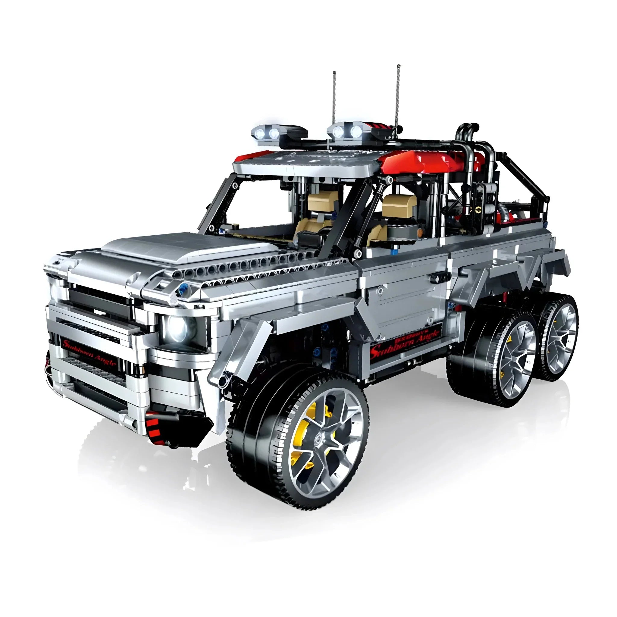 6x6 Expedition Defender Off-Roader - Building Blocks Set | Power Brickz