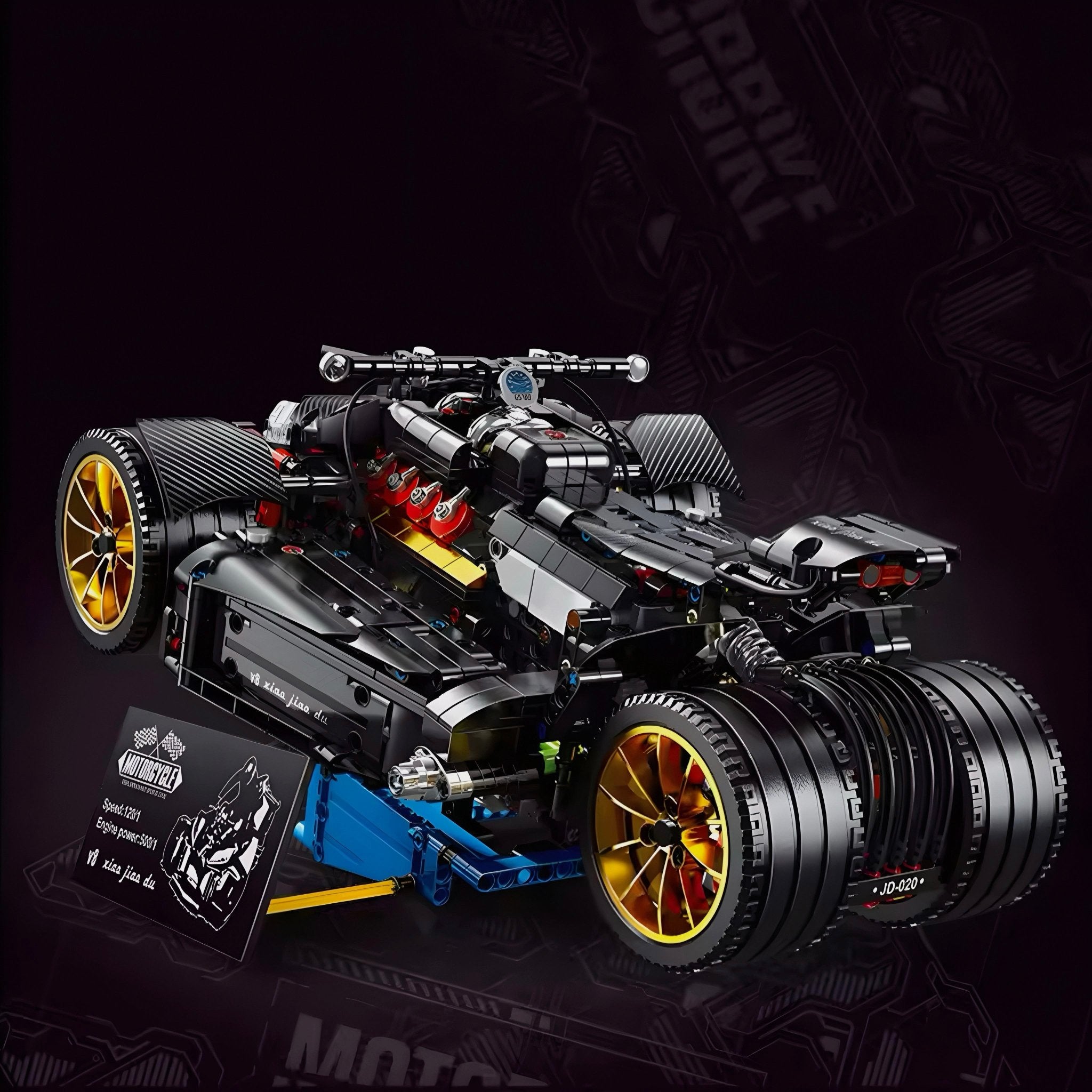 Wazuma V8M - Building Set | Power Brickz