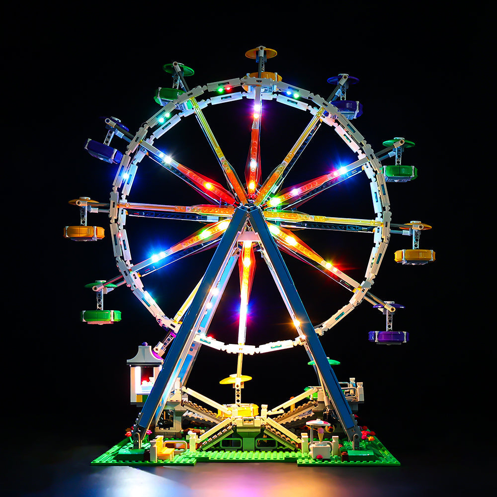 Ferris Wheel 10247 LED Light Kit – Building Block Lighting | Power Brickz™