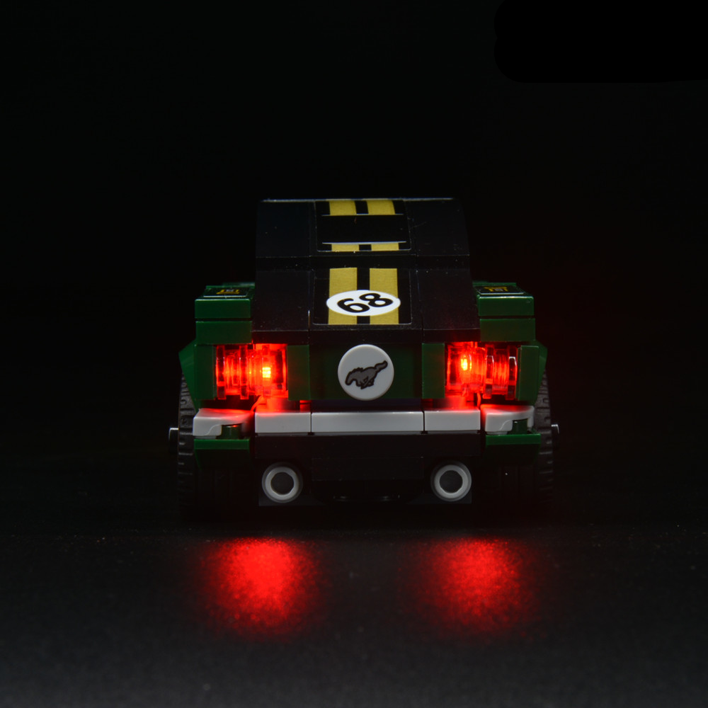 Ford Mustang Fastback 75884 LED Light Kit – Building Block Lighting | Power Brickz™