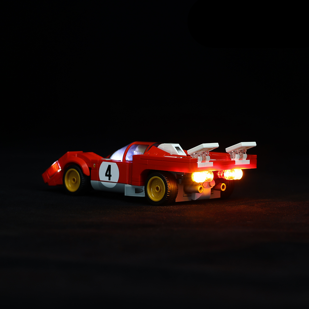 1970 Ferrari 512 M 76906 LED Light Kit – Building Block Lighting | Power Brickz™