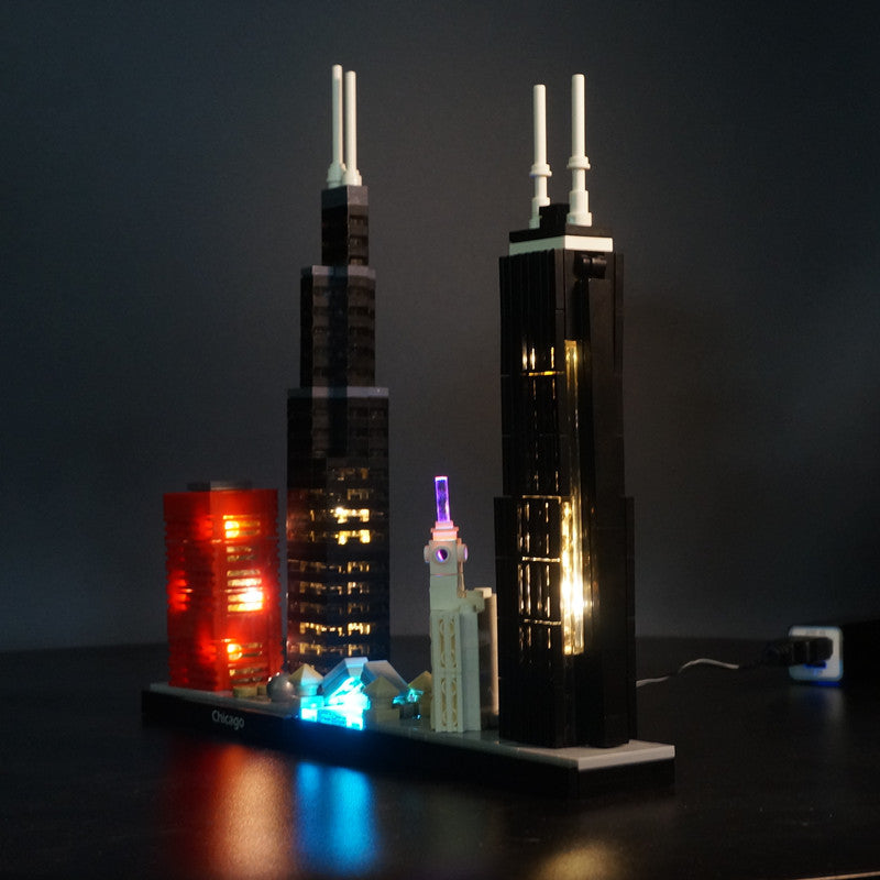 Chicago 21033 LED Light Kit – Building Block Lighting | Power Brickz™