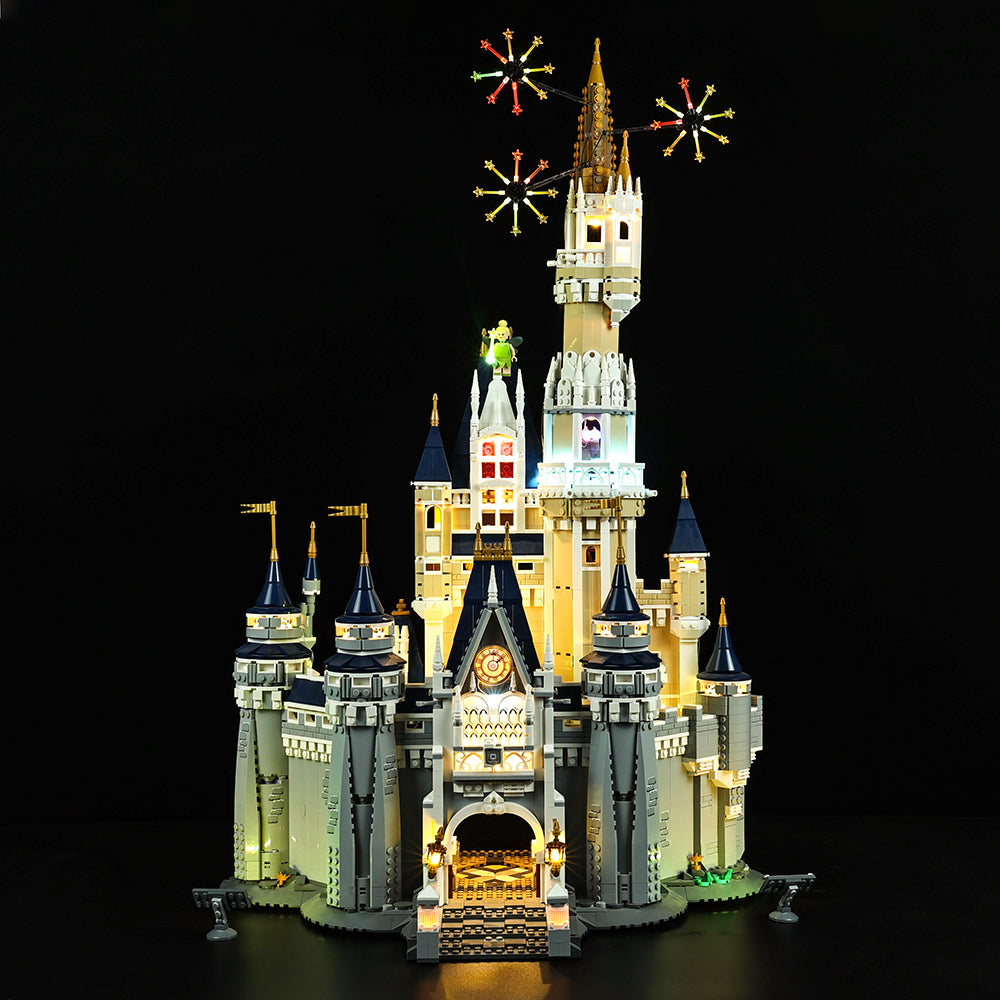 Disney Castle 71040 LED Light Kit – Building Block Lighting | Power Brickz™